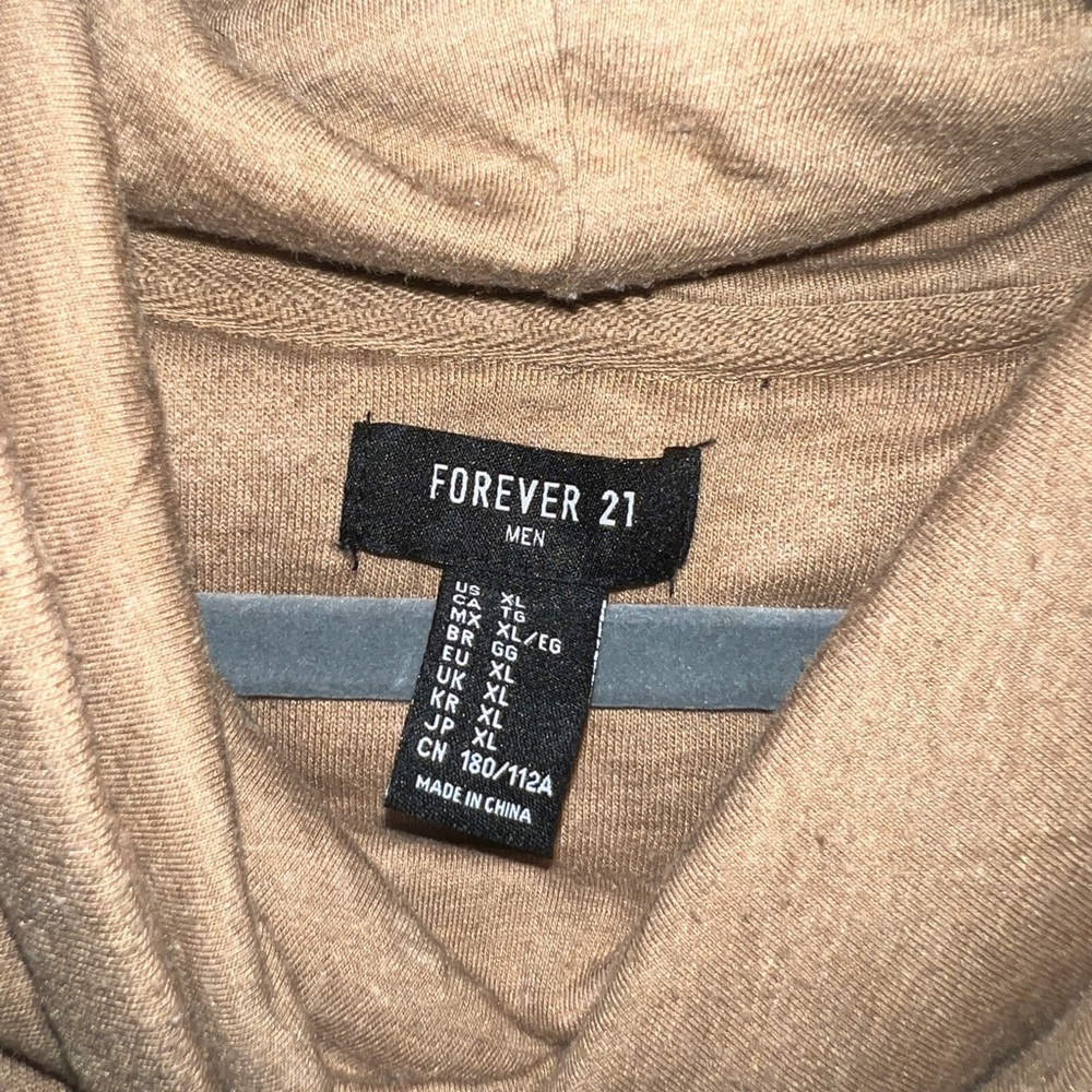 Turtle neck beige sweatshirt